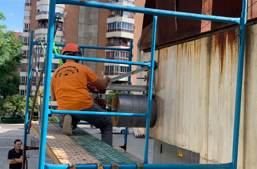 Agujeros en hormigón en Guadalajara