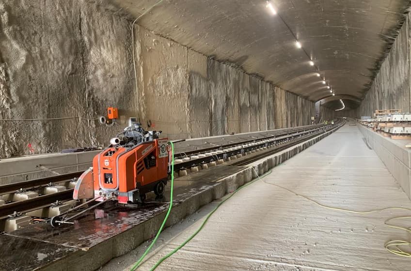 Corte en tunel