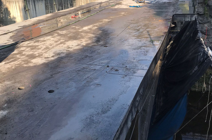 Retirada de puente en LLodio